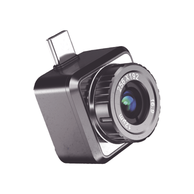Hikmicro Mini2Plus V2 - Cámara Termográfica para Smartphone con Enfoque Manual / Resolución IR 256 x 192 / SuperIR / Rango de -20°C a 400°C / Precisión ±2°C o ±2% / Compatible iOS y Android